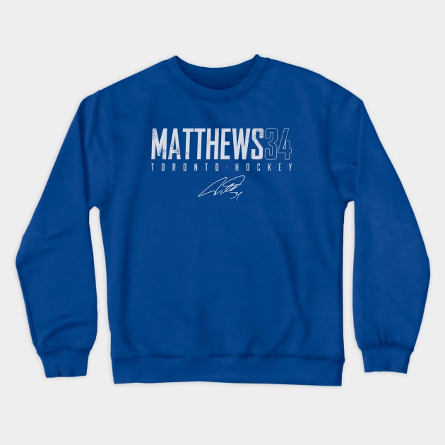 Auston Matthews Toronto Elite Crewneck Sweatshirt by TodosRigatSot